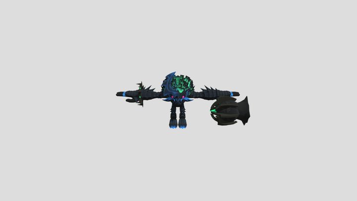 Sonic Unleashed - Dark Guardian 3D Model