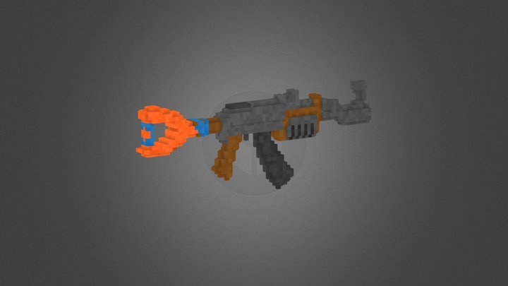 Rust AK47 3D Model