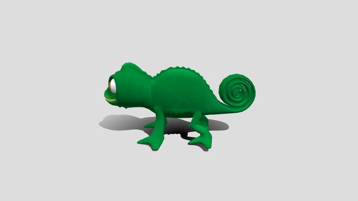 Pascal -Tangled (Disney) 3D Model