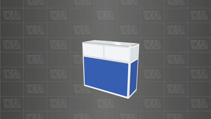 Торговый стол КАССА 3D Model