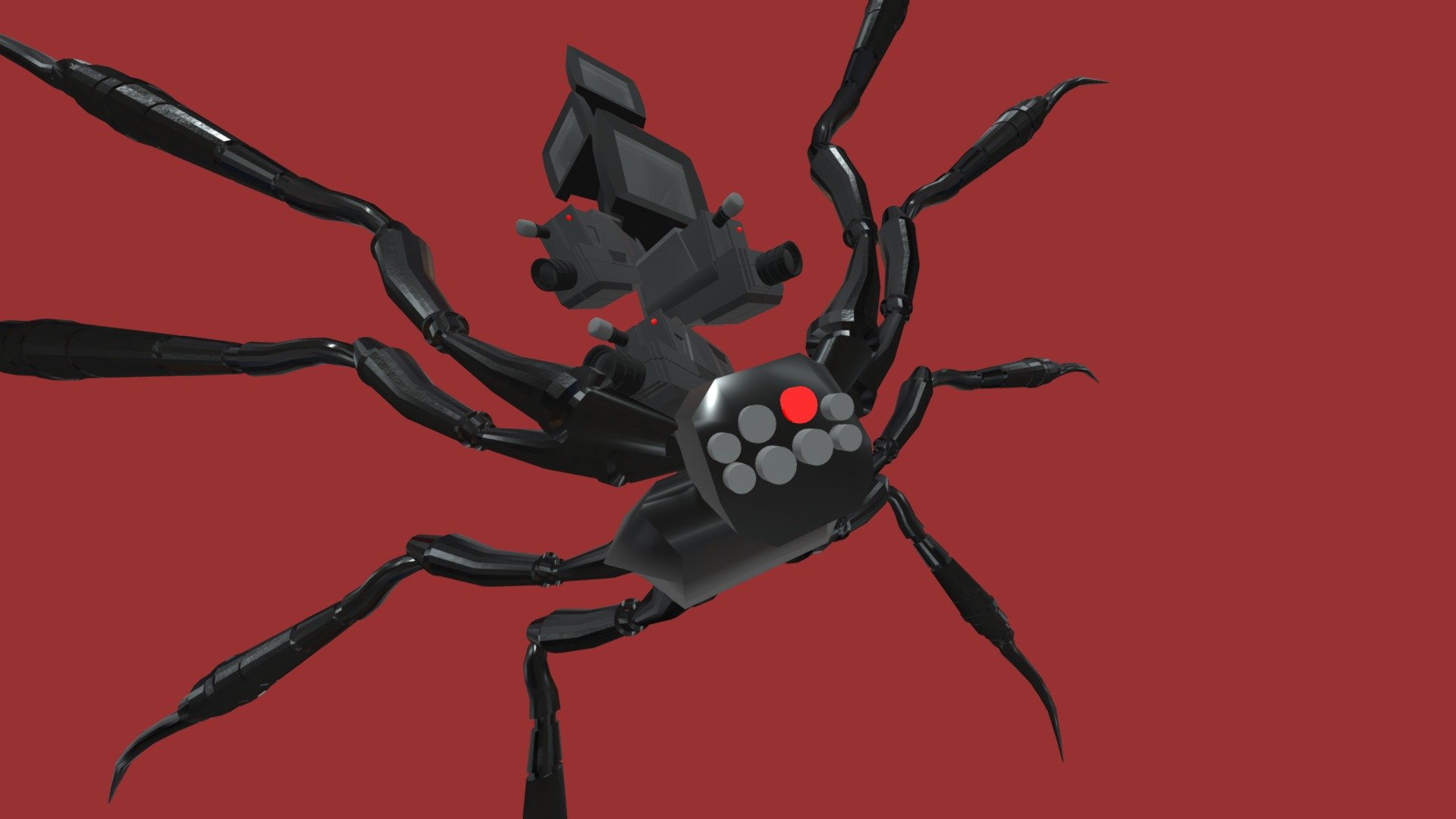 Spyder Character Design - 3D model by aimeeshoun [1f20b18] - Sketchfab