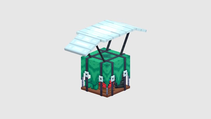 Supply box falling 3D Model