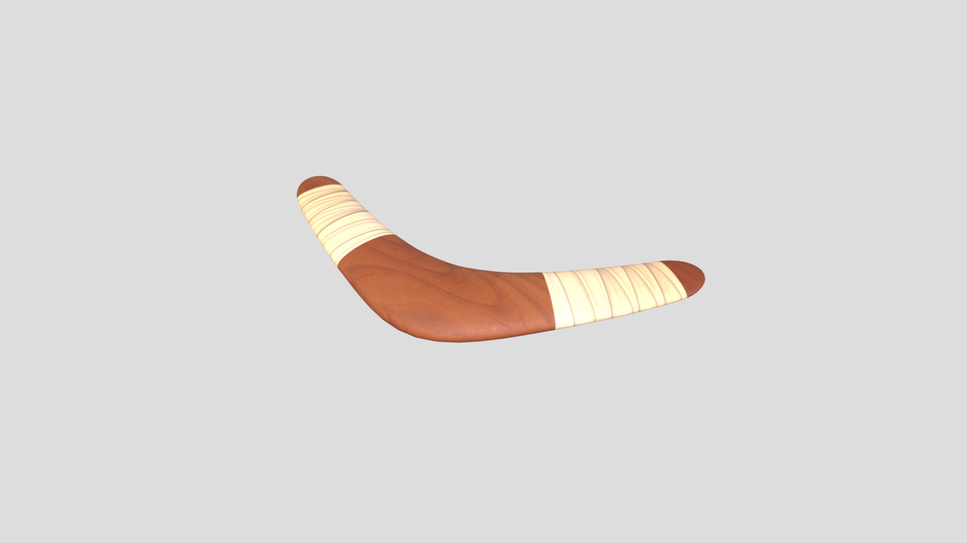 3D model Boomerang - This is a 3D model of the Boomerang. The 3D model is about chart.