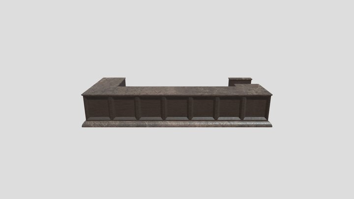 Game-ready counter 3D Model