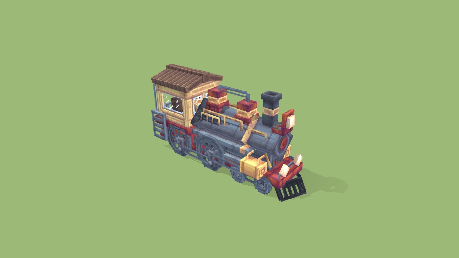 steam_locomotive - 3D model by LegendaryReaper671 [1f2372f] - Sketchfab