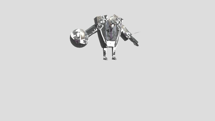 Ice scream 4 broken boris| ice scream 8 3D Model