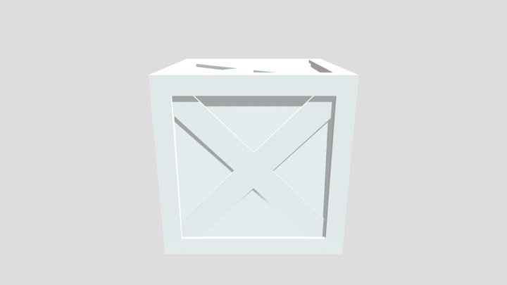Crate 3D Model