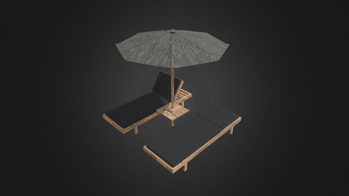 3D Asset for Relaxation Scenes 3D Model