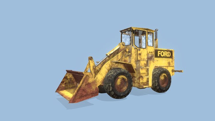 Wheel Loader  Ford A-64 3D Model