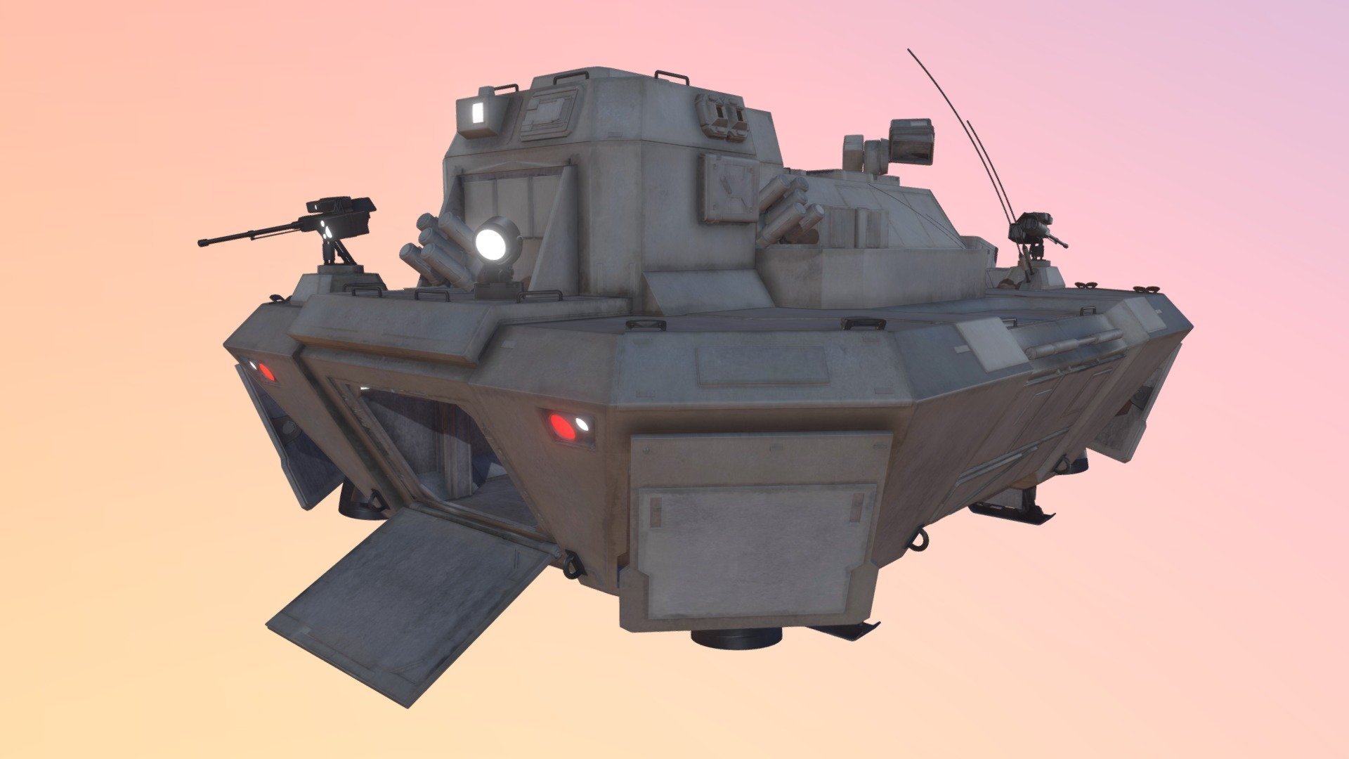 MCRN Dropship (The Expanse) Download Free 3D model by owlstraw