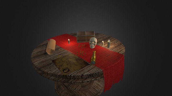 pirate table 3D Model