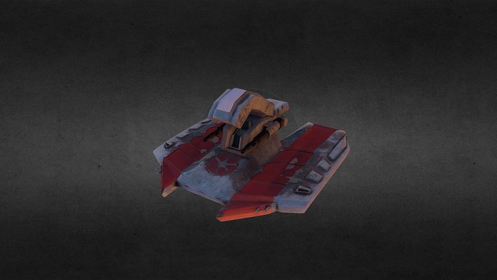 Imperial tank from the Old republiс 3D Model