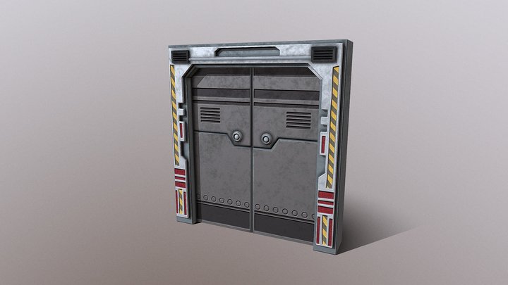 Door (Animation test) 3D Model