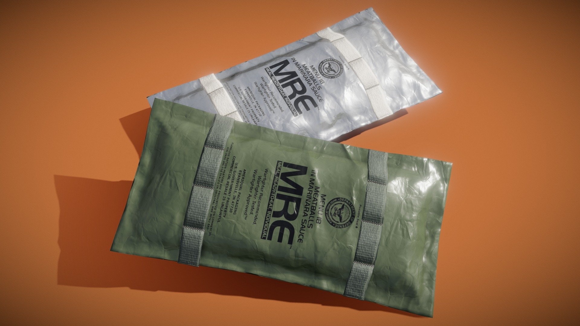 MRE Sealed Package - Download Free 3D model by Mateusz Woliński