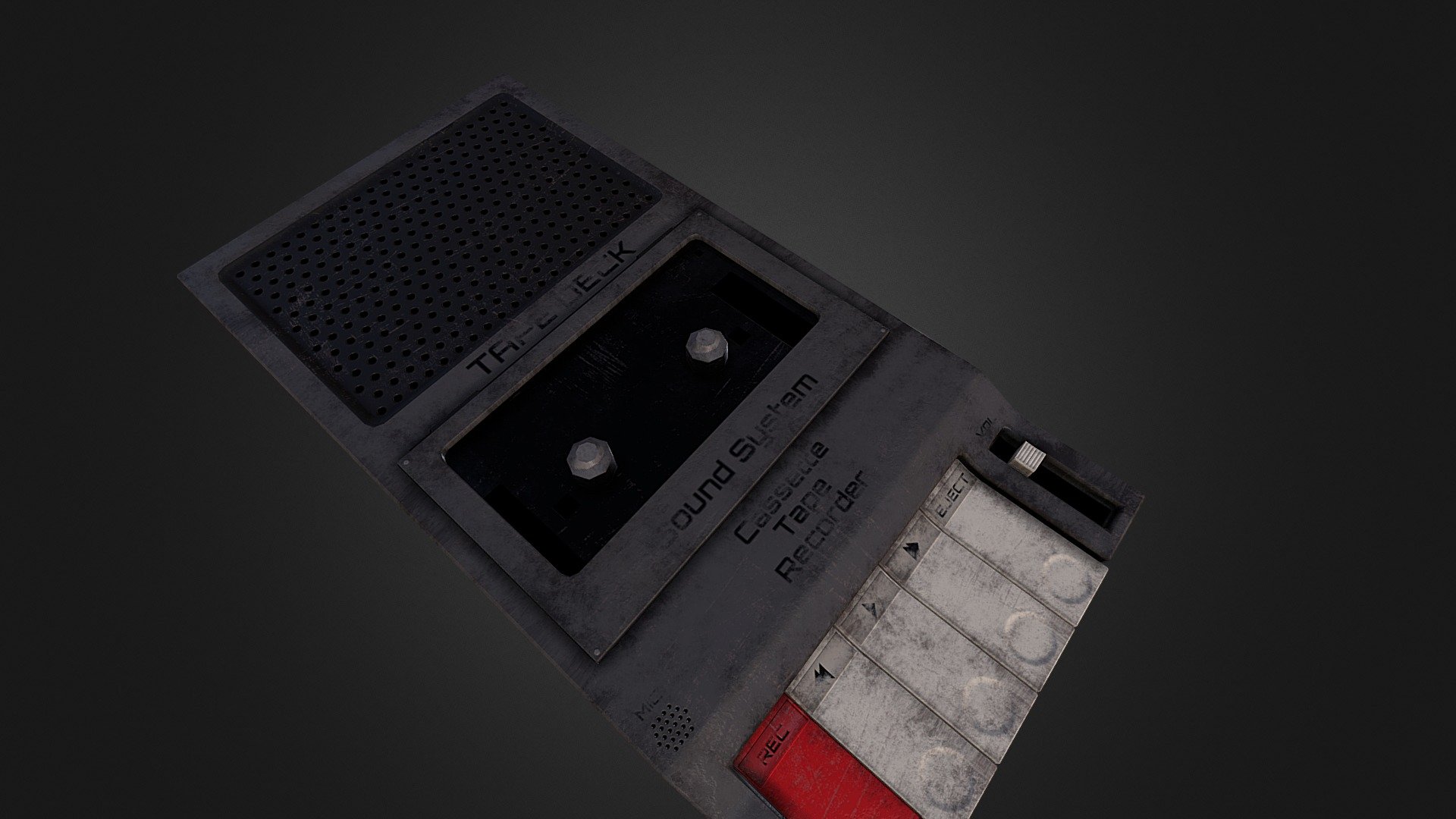 TapeDeck Cassette Recorder - 3D model by the7isbest [1f29416] - Sketchfab