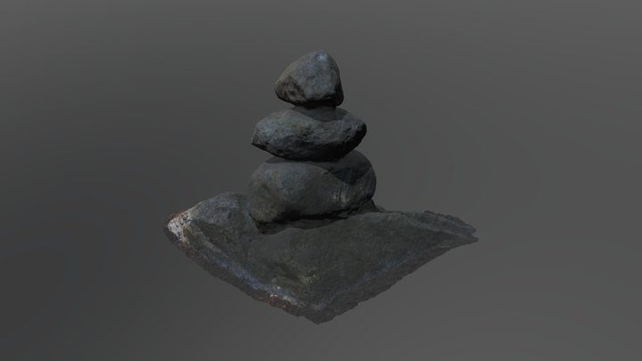 Zen Rock 3D Model