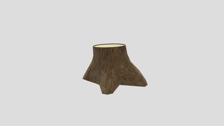 Tree Stump 3D Model
