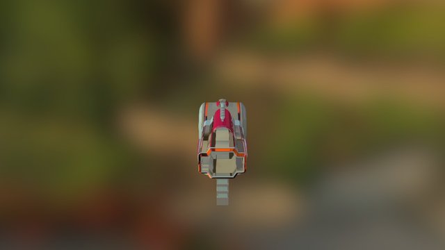 Stun Gun Textured 3D Model