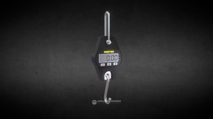 BAEC [UPT] 300kg hanging digital scale 3D Model