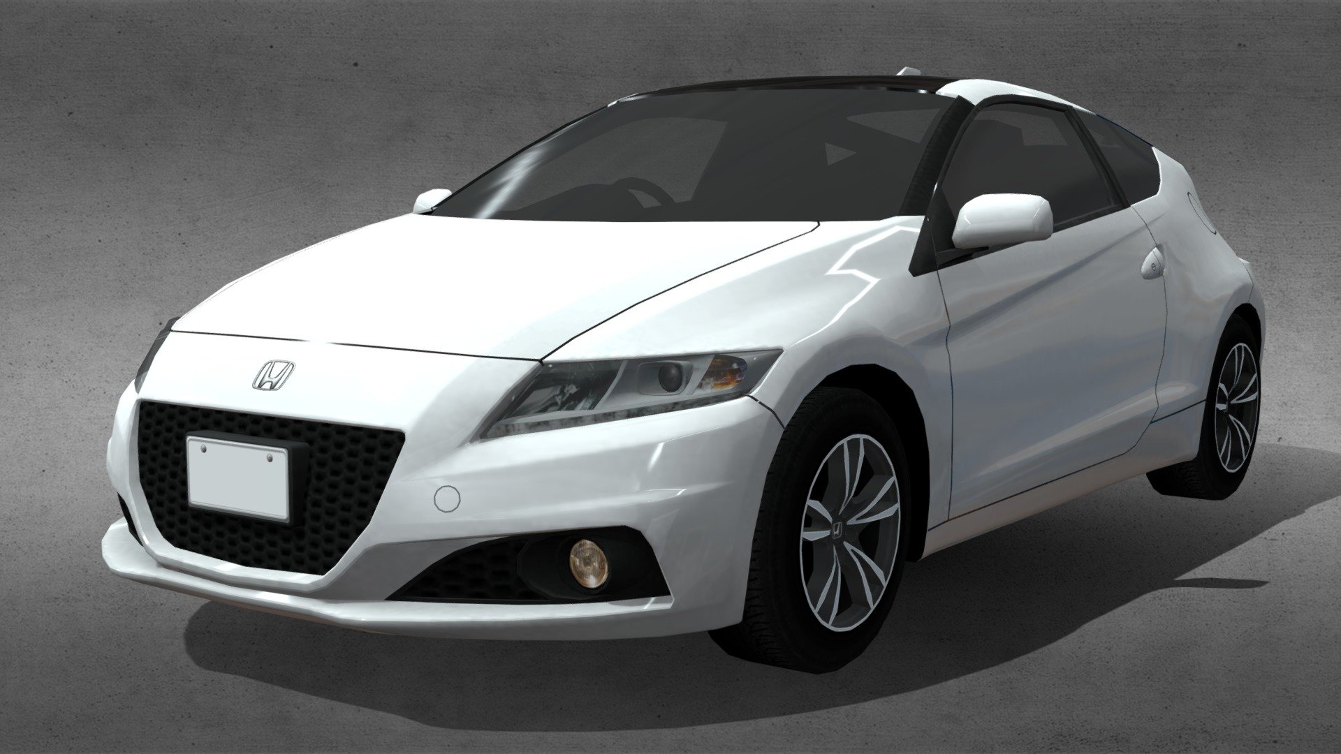 2012 Honda CR-Z ZF2 - Download Free 3D model by SIU Car Garage