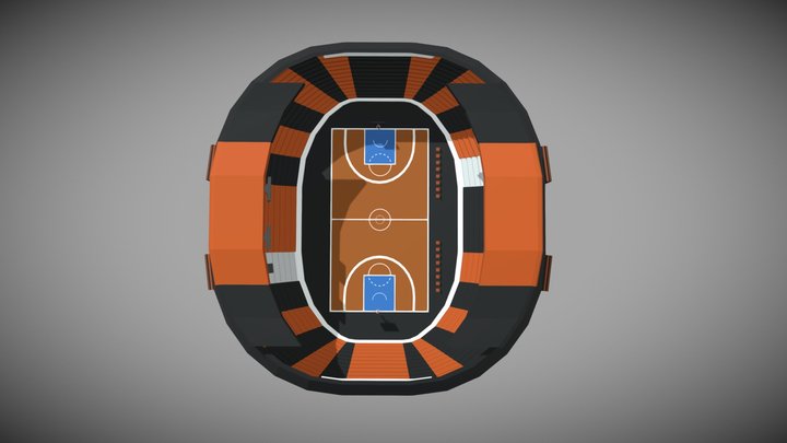 Basketball Hoop PBR 3D Model - 3D Models World