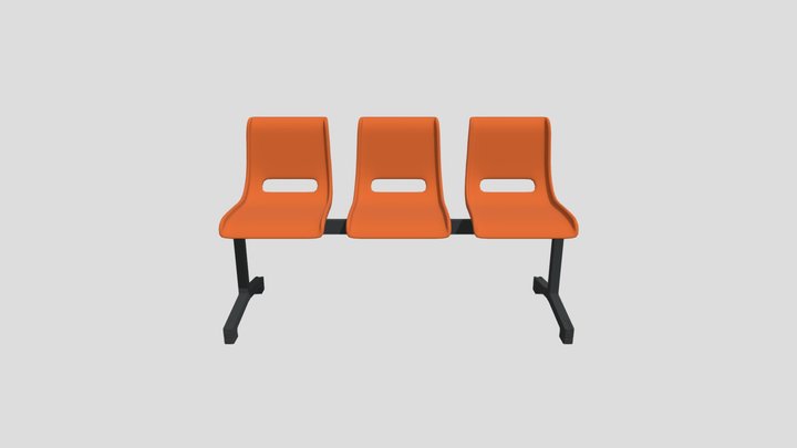 Platic Bench 3D Model