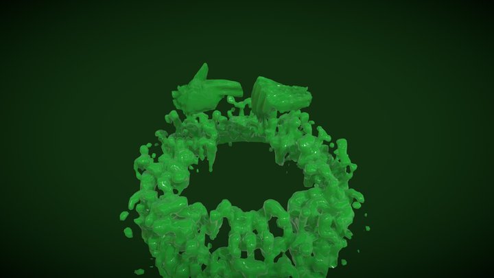 RTJ slime hands 3D Model