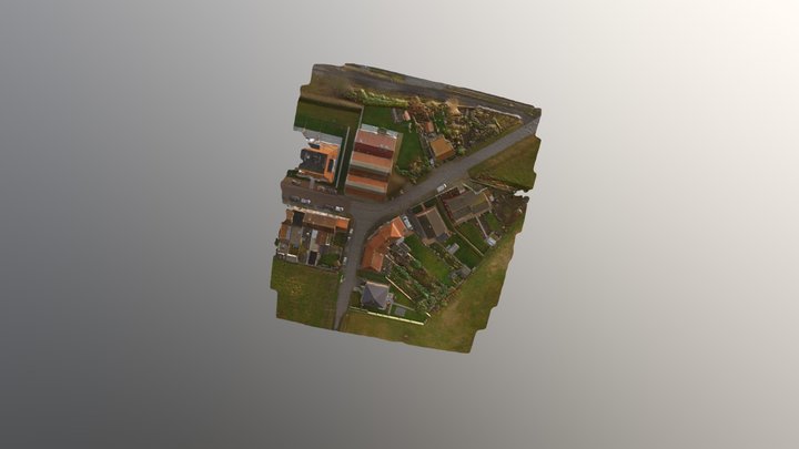 Mapping Veurne Simplified 3d Mesh 3D Model