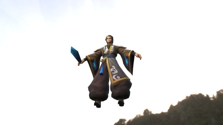 王者荣耀狄仁杰 3D Model