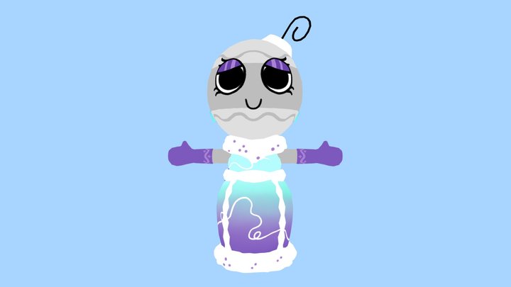 Snow-Time Bobette [DIY BONE and rig] 3D Model