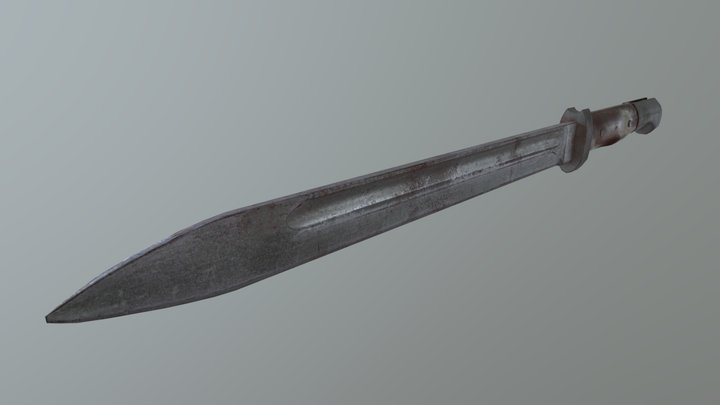 K98 Bayonet 3D Model