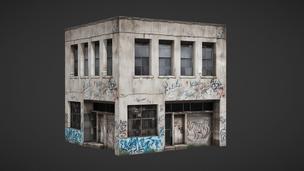 Old Building | Lowpoly