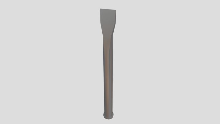Low poly Digging Bar 3D Model