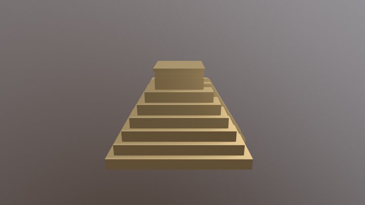 Maya Pyramid 3D Model