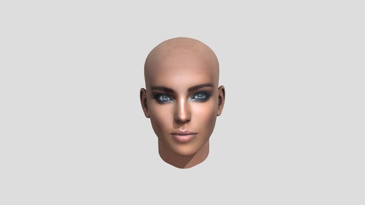 AlfaHeal - Woman Head 3D Model