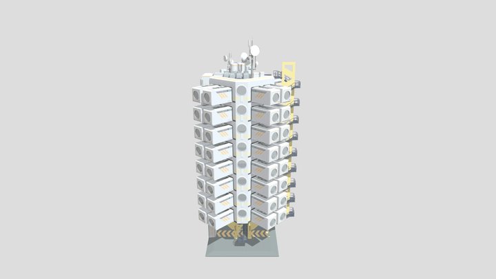 Sci Fi Apartment 002 10 3D Model