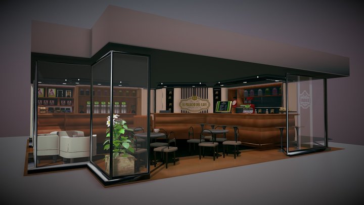 Palacio del Café (Montevideo) 3D Model