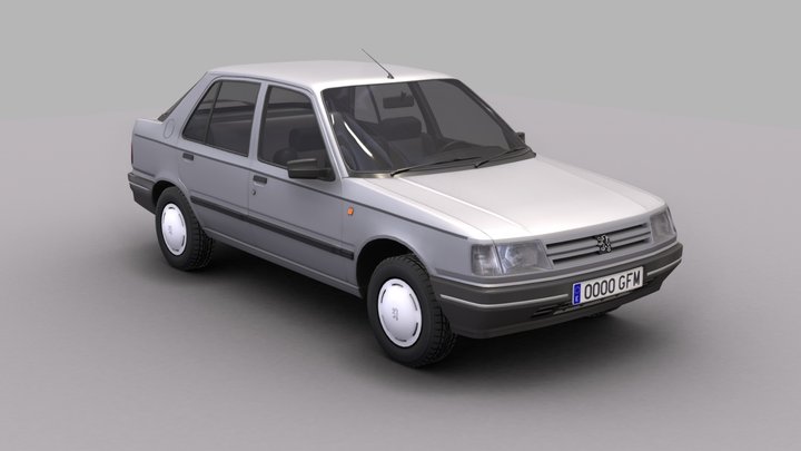 Peugeot 309 (done again) 3D Model