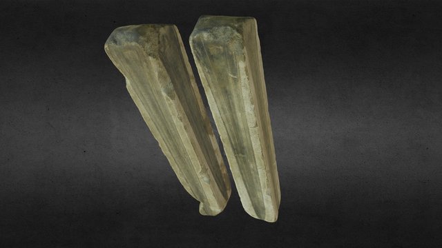 NMI: A1903 mould from Inchnagree (two parts) 3D Model