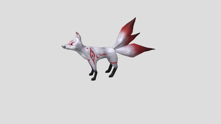 Kitsune 3D Model