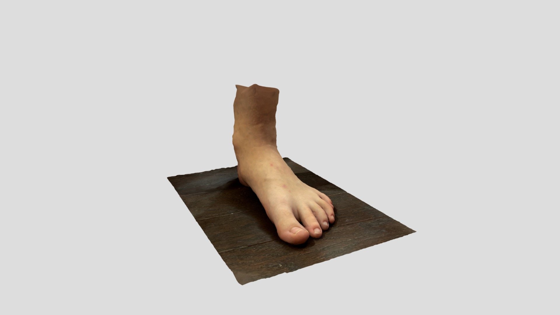 Left foot scan for custom figure skate fitting - 3D model by Marc ...