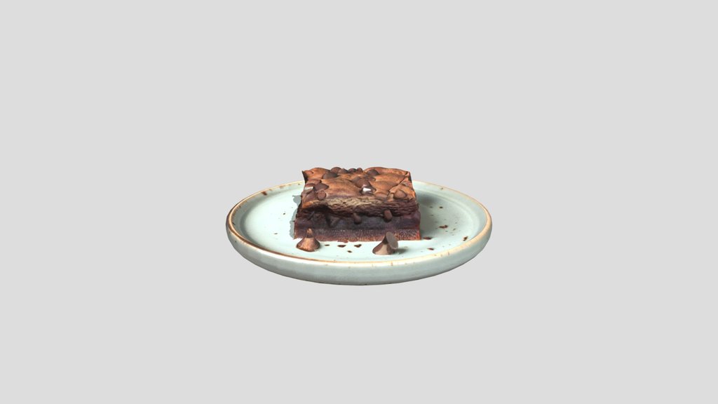 Fudgy Chocolate Chip Brownie
