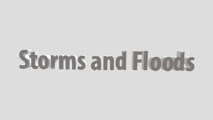 Storms and Floods 3D Model