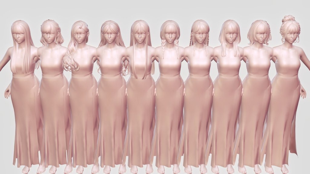 12 Real-time woman Hairstyles collection 03