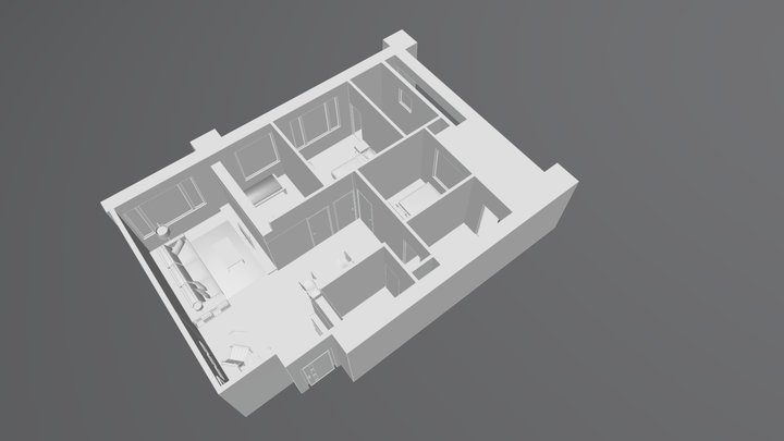 岳泰峰範 B2戶 3D Model