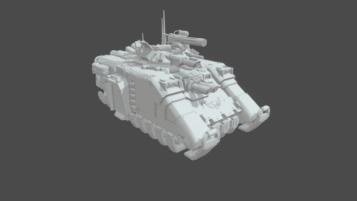 Warhammer 40k tank 3D print model 3D Model