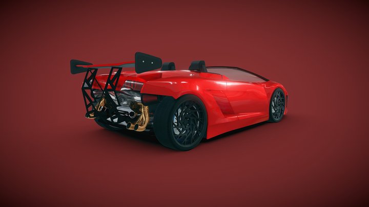 Lamborghini Gallardo LP-560/4 Spyder 3D Model