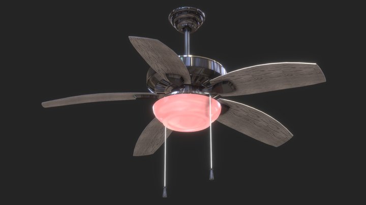Maxie's Tech Cedarcane II 52 Inch Fan 3D Model