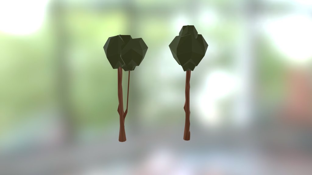 sequoia low-poly