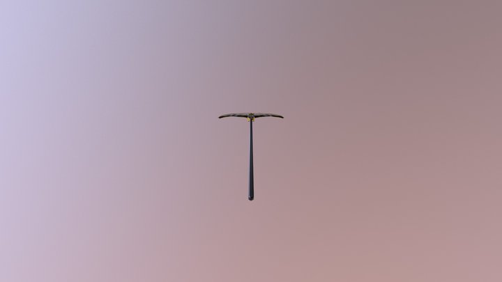 Egyptian Fan Axe 3D Model